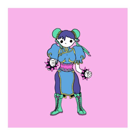 Illustrazione JoyPad Titans di Chun-Li da Street Fighter