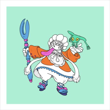 Illustrazione JoyPad Titans di Quina da Final Fantasy IX