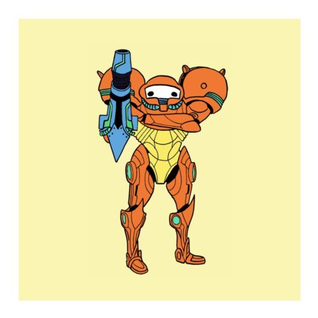 Illustrazione JoyPad Titans di Samus Aran da Metroid